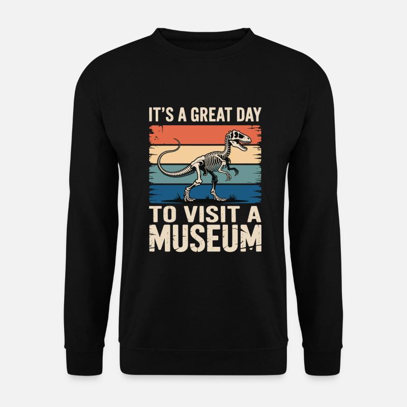 Museum - Unisex Pullover - Schwarz