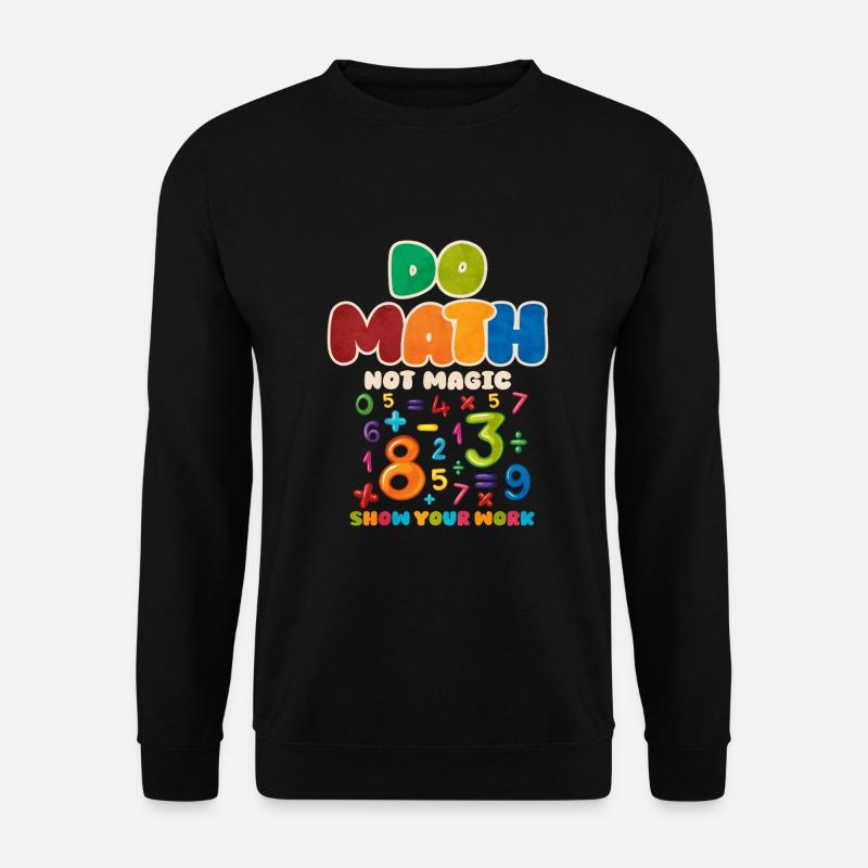 Mathe - Unisex Pullover - Schwarz