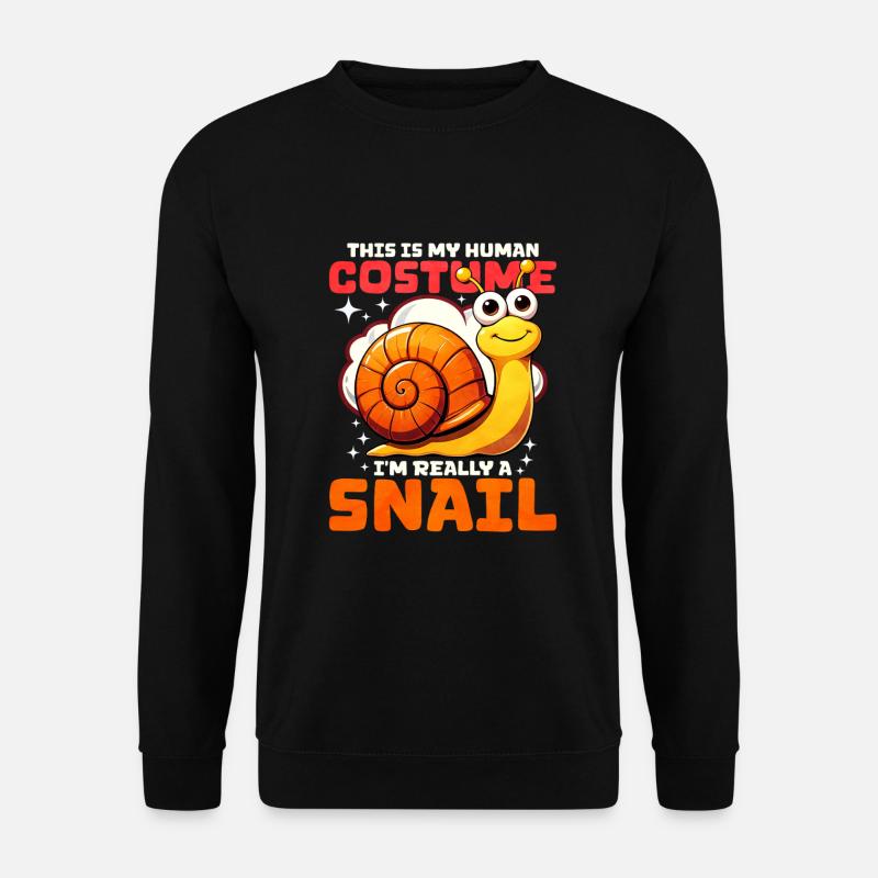 Schnecke - Unisex Pullover - Schwarz