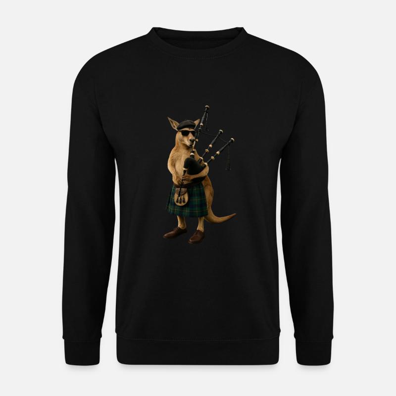 Kangaroo Bagpipes - Unisex Sweatshirt - black