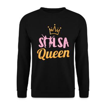 Salsa Dancing Salsa Queen Salsa Idée cadeau d’anniversaire - Sweat-shirt Unisexe - noir - Devant - Alina (178cm) & Michal (187cm)