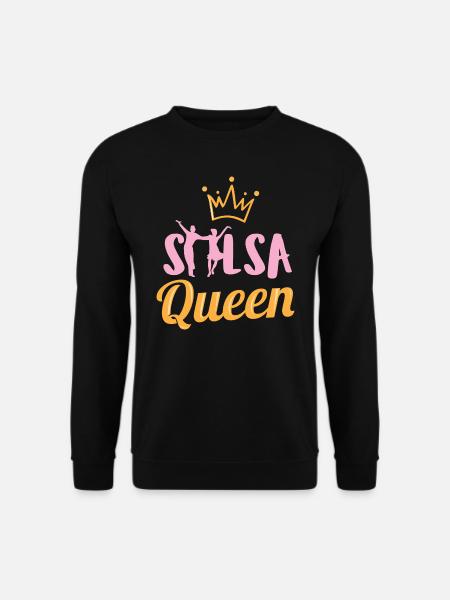 Salsa tanzende Salsa Königin Salsa Geburtstag Geschenkidee - Unisex Pullover - Schwarz