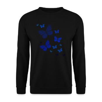 Butterfly Butterfly Butterfly children - Unisex Sweatshirt - black - Front - Alina (178cm) & Michal (187cm)