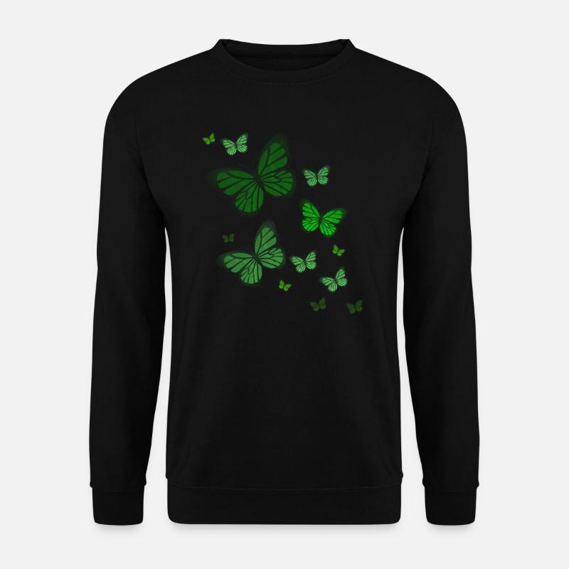 Schmetterling Schmetterling Butterfly Kinder - Unisex Pullover - Schwarz