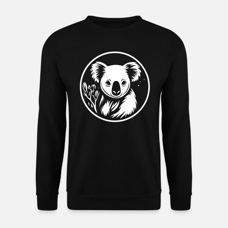 Koala - Unisex Pullover - Schwarz