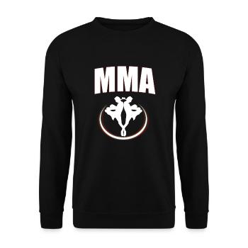 MMA - Unisex Pullover - Schwarz - Vorne - Alina (178cm) & Michal (187cm)