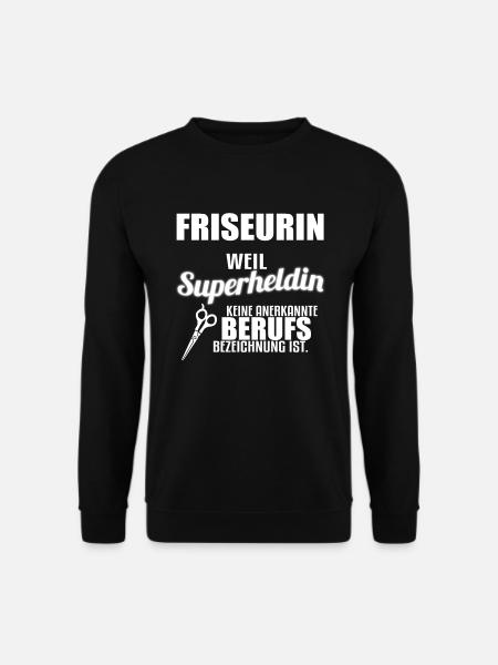 Friseurin - Unisex Pullover - Schwarz