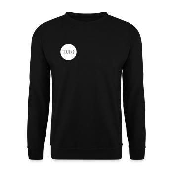 Techno Kreis - Unisex Pullover - Schwarz - Vorne - Alina (178cm) & Michal (187cm)