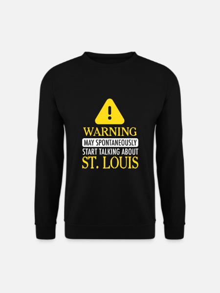 WARNING!:St. Louis - Unisex Pullover - Schwarz