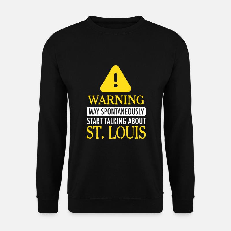 WARNING: St. Louis - Unisex Sweatshirt - black