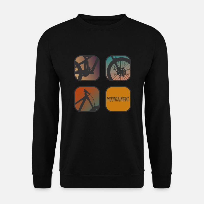 Mountainbike Downhill Enduro - Unisex Pullover - Schwarz