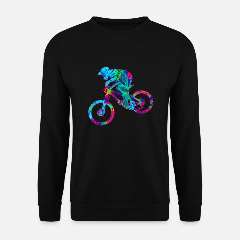 Tropical Mountainbike Downhill Freeride - Unisex Pullover - Schwarz