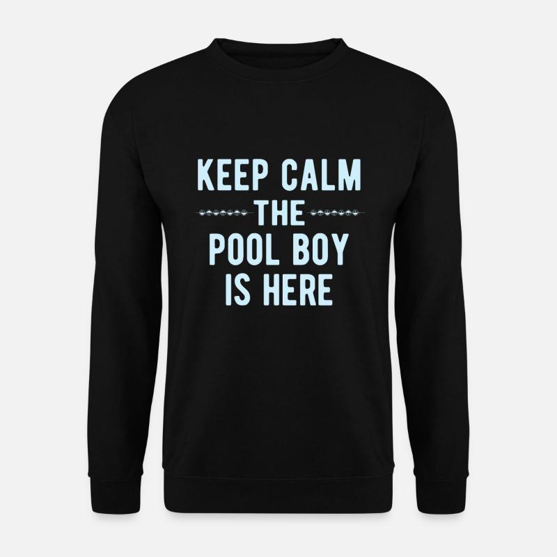 Pool Boy: Keep Calm - Unisex Pullover - Schwarz