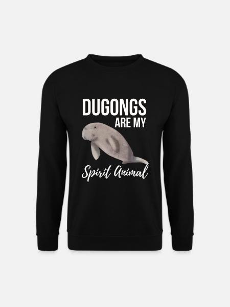 Les dugongs sont mon animal spirituel - Sweat-shirt Unisexe - noir