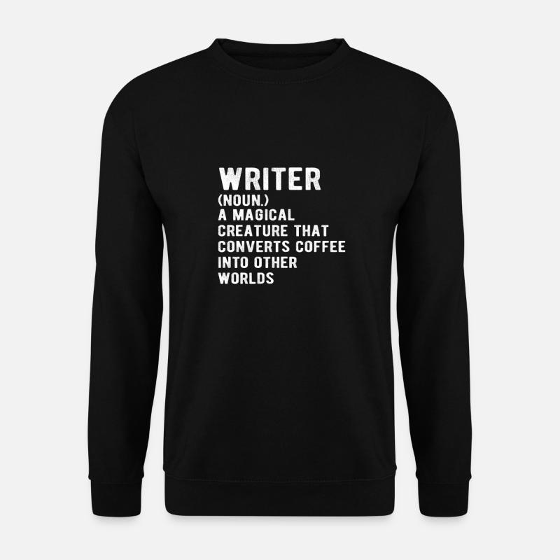 WRITING / AUTHOR: Writer Definition - Unisex Pullover - Schwarz