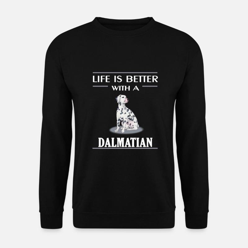 Dalmatian Dalmatiner - Unisex Sweatshirt - black