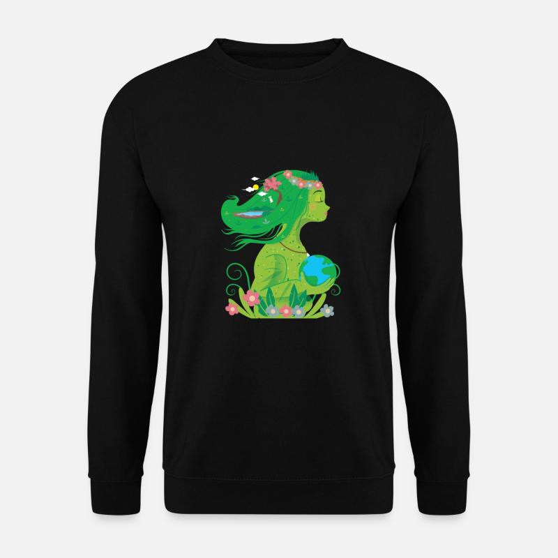 Nature : Mother Nature - Unisex Pullover - Schwarz