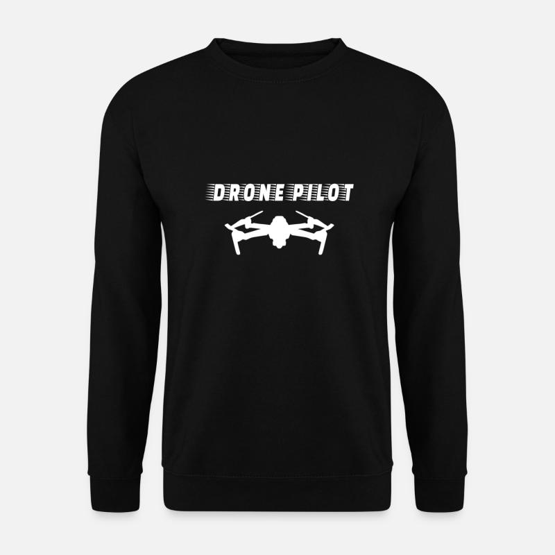 DRONE: Drone Pilot - Unisex Pullover - Schwarz