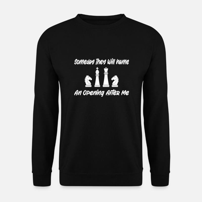 CHESS: Name An Opening - Unisex Sweatshirt - black