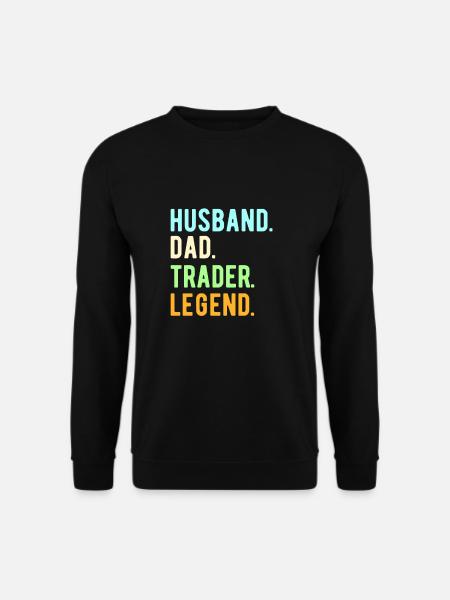 STOCK MARKET/FOREX TRADER trader legend - Unisex Pullover - Schwarz