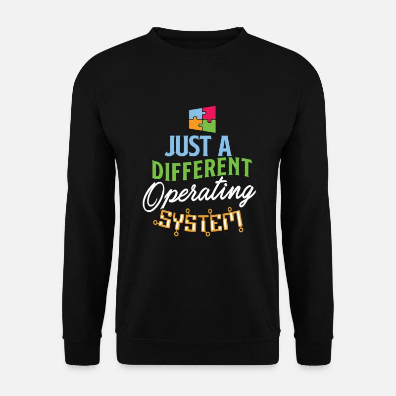 Autisme-Conscience Maladie de l’autisme - Sweat-shirt Unisexe - noir