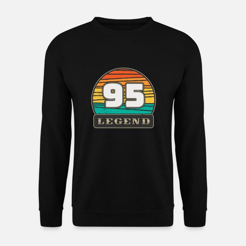 Legend 95 Vintage 1995 Fødselsdag 26 år retro - Unisex sweater - sort