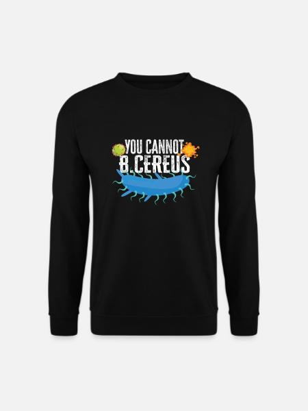 Mikrobiologe Mikrobiologie Labor Biologie Geschenk - Unisex Pullover - Schwarz