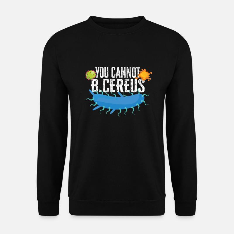 Mikrobiologe Mikrobiologie Labor Biologie Geschenk - Unisex Pullover - Schwarz