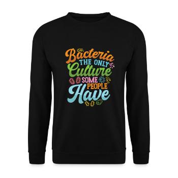 Microbiologiste Microbiology Lab Staph Gift Idea - Sweat-shirt Unisexe - noir - Devant - Alina (178cm) & Michal (187cm)