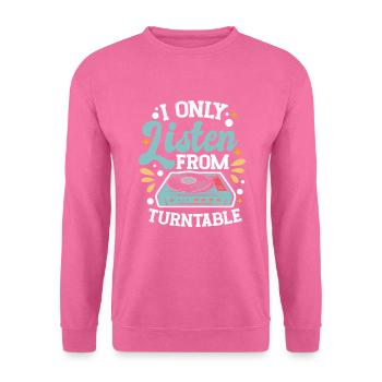 Disques vinyles LP Collectionneurs amateurs de disques - Sweat-shirt Unisexe - rose - Devant