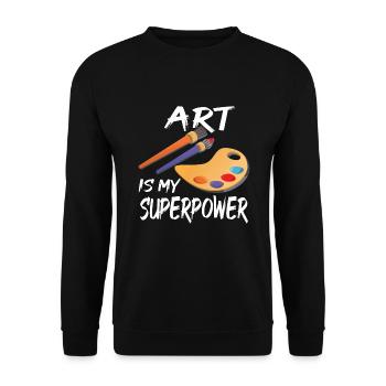 Artist Painting Painter Art Paint Art Teacher - Sweat-shirt Unisexe - noir - Devant - Alina (178cm) & Michal (187cm)
