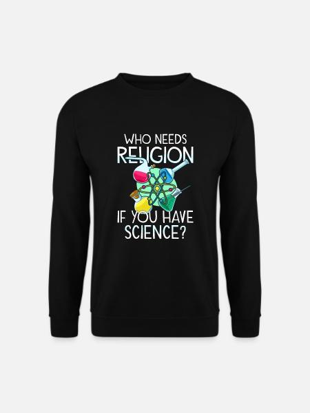 Atheist Atheism Anti Religion Securalism God Sucks - Unisex Pullover - Schwarz