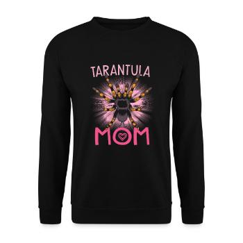 Tarantula Spider Keeper Tarantula Lover Spider Pet - Unisex Sweatshirt - black - Front - Alina (178cm) & Michal (187cm)