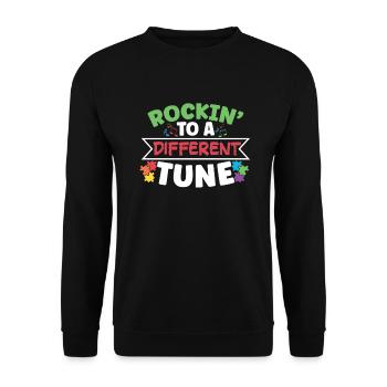 Autism Awareness Autism Disease Autistic Gift - Unisex Pullover - Schwarz - Vorne - Alina (178cm) & Michal (187cm)