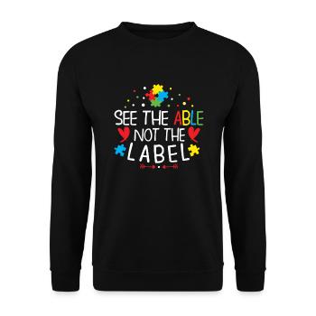 Sonderschullehrer Sped Teacher Inclusion - Unisex Pullover - Schwarz - Vorne - Alina (178cm) & Michal (187cm)