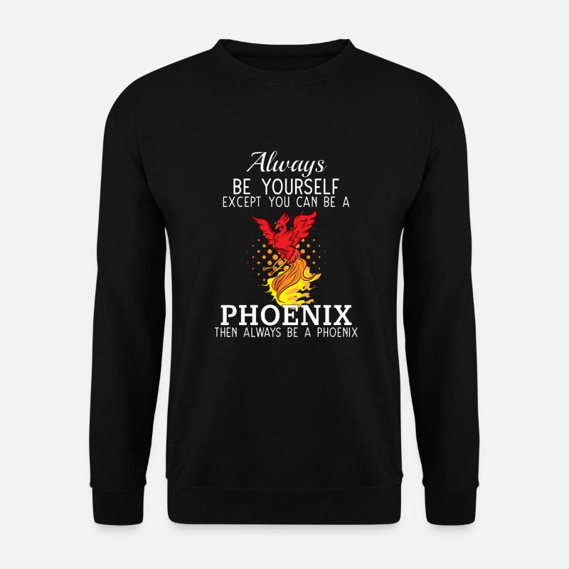 Phoenix Bird Mythical Creature - Unisex Sweatshirt - black