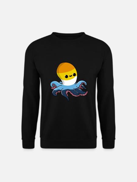 Aroace Octopus Aroace Pride - Unisex Sweatshirt - black