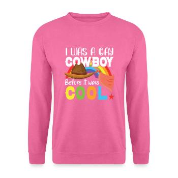 Cowboy Barn Bull Rider Rodeo Country Western - Sweat-shirt Unisexe - rose - Devant