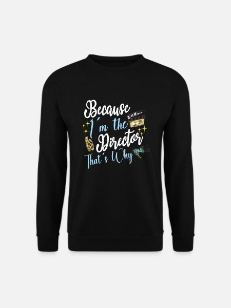 writer producer actor director filmmaker - Unisex Pullover - Schwarz