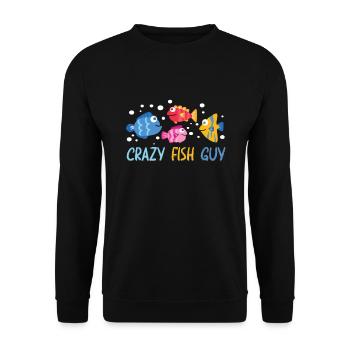 Aquaristic Aquarium Keeper Fishkeeper Eau salée - Sweat-shirt Unisexe - noir - Devant - Alina (178cm) & Michal (187cm)