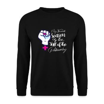 Feminism Empowerment Pro-choice Pro Abortion - Unisex Sweatshirt - black - Front - Alina (178cm) & Michal (187cm)