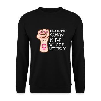 Feminism Empowerment Pro-choice Pro Abortion - Unisex Sweatshirt - black - Front - Alina (178cm) & Michal (187cm)