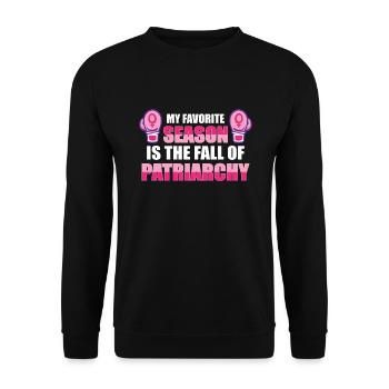 Feminism Empowerment Pro-choice Pro Abortion - Unisex Sweatshirt - black - Front - Alina (178cm) & Michal (187cm)