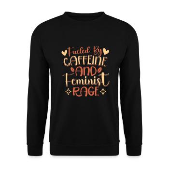 Féminisme Pouvoir des femmes Pro-choix Pro Avortement - Sweat-shirt Unisexe - noir - Devant - Alina (178cm) & Michal (187cm)