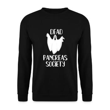 Type 1 Diabetes funny Diabetic Diabetes Gift Idea - Unisex Sweatshirt - black - Front - Alina (178cm) & Michal (187cm)