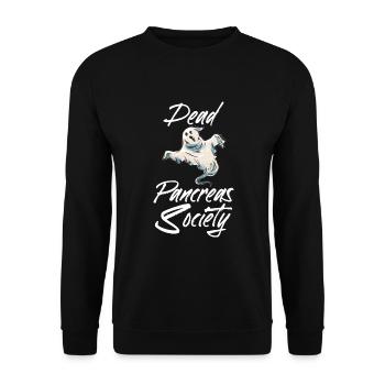 Type 1 Diabetes funny Diabetic Diabetes Gift Idea - Unisex Sweatshirt - black - Front - Alina (178cm) & Michal (187cm)