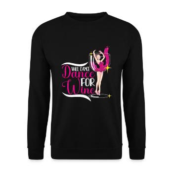 Ballet Ballerine Danse Danse Danse Ballet Cadeau - Sweat-shirt Unisexe - noir - Devant - Alina (178cm) & Michal (187cm)