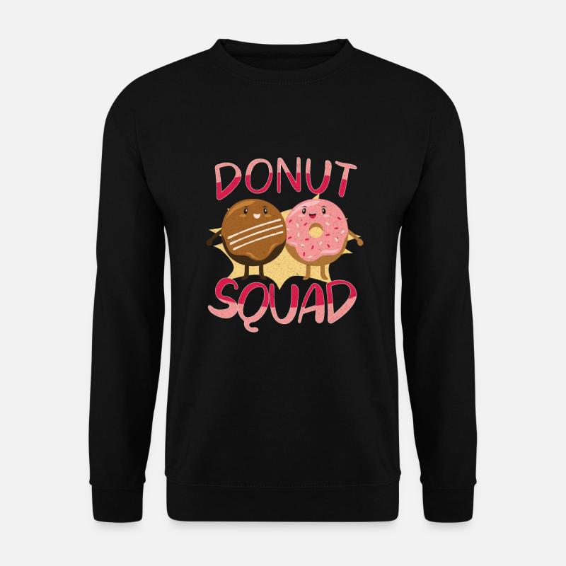 Donut Doughnut Baking Cake Baker - Unisex Pullover - Schwarz