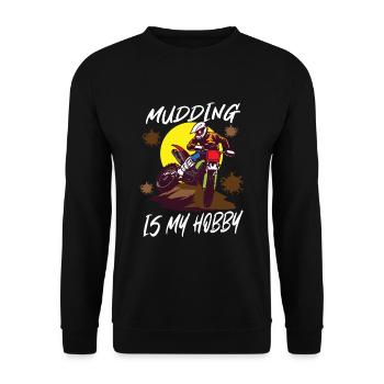 Dirt Bike Dirt Bike Riding Motocross Dirt Bikeing - Sweat-shirt Unisexe - noir - Devant - Alina (178cm) & Michal (187cm)