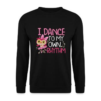 Ballet Ballerina Dance Dancer Dancing Ballet Gift - Unisex Pullover - Schwarz - Vorne - Alina (178cm) & Michal (187cm)